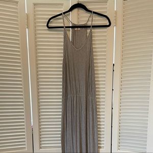 Stripped maxi dress